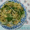 pokaぽかり's cooksnap of when they made 簡単楽ちん♪水菜とツナの本格味パスタ♡.