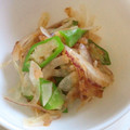 ももちゃんパンダ's cooksnap of when they made 新玉ねぎとオクラ☆おかか和え.