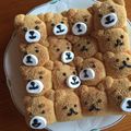 メロンパンナ's cooksnap of when they made ミルクきな粉ちぎりパン♡テッド風.