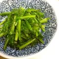 卵せんべい's cooksnap of when they made ルッコラのお浸し.