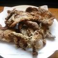 閑人舎's cooksnap of when they made 旨味たっぷりパリパリ鶏皮チップス♪.