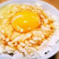 Aloha☆★'s cooksnap of when they made たぬき卵かけご飯☆丸亀製麺の裏メニュー風.