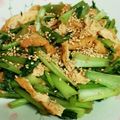 えみこまるまる's cooksnap of when they made 意外に美味しい☆蕪の葉と油揚げの炒め物☆.