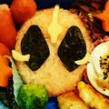 torarato's cooksnap of when they made キャラ弁 おにぎりで仮面ライダーゴースト.