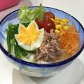アップル姫mgmsm's cooksnap of when they made ☆野菜たっぷりサラダうどん☆.