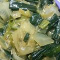 クックUKM4SP☆'s cooksnap of when they made 葉タマネギの油味噌.