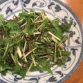 ninnamee's cooksnap of when they made 水菜ちりめんじゃこサラダ.