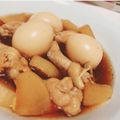 rr292's cooksnap of when they made 手羽元と大根の甘辛煮.