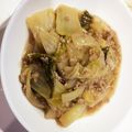 はに333's cooksnap of when they made 白菜とひき肉の煮物.
