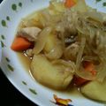 あいりん７１５'s cooksnap of when they made 新じゃがと新玉ねぎの鶏肉じゃが.
