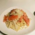 Ruri03's cooksnap of when they made うまうま♡サーモンのクリームパスタ.