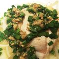 こむぎのこむぎ's cooksnap of when they made 茹で鶏の白いタレ～.