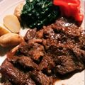 ヒナごはん's cooksnap of when they made 簡単！ガッツリお肉！シャリアピンステーキ.