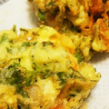 はるたろぉ＊＊'s cooksnap of when they made むき海老と春菊のかき揚げ.