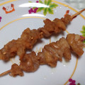 さーパパ's cooksnap of when they made 節約★簡単★ジューシー【鶏皮焼き鳥】♪.