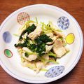 わこちゃん☻'s cooksnap of when they made ささみと三つ葉のヘルシーワサビ和え.