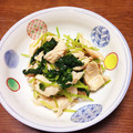 わこちゃん☻'s cooksnap of when they made ささみと三つ葉のヘルシーワサビ和え.