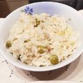 LuckyBerry's cooksnap of when they made 旨～♬エンドウ豆ご飯とエンドウ豆おにぎり.
