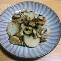 クックLZ5KKK☆'s cooksnap of when they made 長芋とマッシュルームのバター醤油炒め.