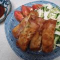 ゆうゆ0826's cooksnap of when they made さっぱり！鶏むね肉ともやしのしそ風味春巻.