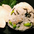 みそたろん's cooksnap of when they made 枝豆と塩こんぶおにぎり.