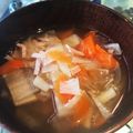 たなかno's cooksnap of when they made 根菜ほっこりコンソメスープ.