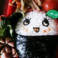 ｼﾞｮﾐﾁｬﾝ's cooksnap of when they made ふなっしーおにぎり♡簡単キャラ弁.