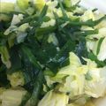 クック5N6VZL☆'s cooksnap of when they made 春キャベツとにらの煮びたし.