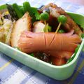 runa10's cooksnap of when they made ウインナーでリアル系カニさん*゜キャラ弁.