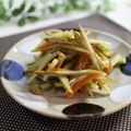 まろんかふぇ's cooksnap of when they made ブロッコリーの芯とごぼうのナンプラー炒め.
