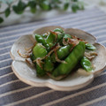 まろんかふぇ's cooksnap of when they made 絹さやの干しえび和え.