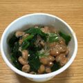 リラシャン's cooksnap of when they made 納豆ほうれん草 離乳食取り分け.