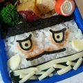 ゆかこmama's cooksnap of when they made 妖怪ウォッチ☆簡単キャラ弁★ムリカベ.