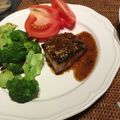 ogatashiho's cooksnap of when they made サーモンのハニーマスタードソース.