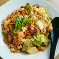 えま＊'s cooksnap of when they made 簡単 シャキシャキレタスのキムチ炒飯.