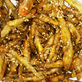 あゆりょんりょん's cooksnap of when they made イサザの甘ダレからめ ごま風味.