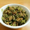 ドルフィンサーモン's cooksnap of when they made じゃこと大根の葉炒め.