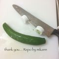GoGo島みかん's cooksnap of when they made 『蛇腹きゅうり』のお助けマン.