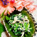 makichihua's cooksnap of when they made ほうれん草としめじの白和え.