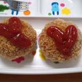 マリゾウKING's cooksnap of when they made 簡単！残りご飯で揚げないライスコロッケ.