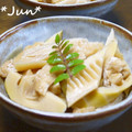 ＪＵＮちゃン's cooksnap of when they made ちょっと甘～い♪ たけのこと油揚げの煮物.