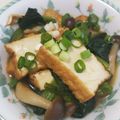 ちゃむ82's cooksnap of when they made 胃腸にも優しい、厚揚げと小松菜の煮物.