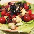 hiromysh's cooksnap of when they made トマト入りマグロとアボカドのポキ丼.