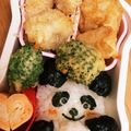 ka0ruhime's cooksnap of when they made ＊キャラ弁＊超簡単　のりだけ　パンダ.