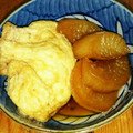 ちーぱっくん's cooksnap of when they made ちょっとおしゃれな、油揚げと卵の巾着煮♪.