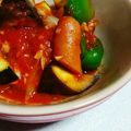 津和野's cooksnap of when they made ソーセージ入り★夏野菜のラタトゥイユ.