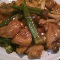 はやぶさママ's cooksnap of when they made オクラとしめじたっぷり甘酸っぱ〜い酢鶏.