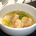 kobey's cooksnap of when they made えびだんごのトロトロ卵とじスープ.
