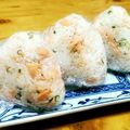 どんがらがっしゃっん's cooksnap of when they made ♡鮭・ねぎ・ごまのおにぎり♡.