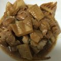 ポメちょん's cooksnap of when they made だし醤油でラクうま♪鶏肉と筍の匂やか煮物.